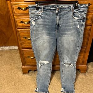 American Eagle Super High Rise Jegging 20R Plus Size